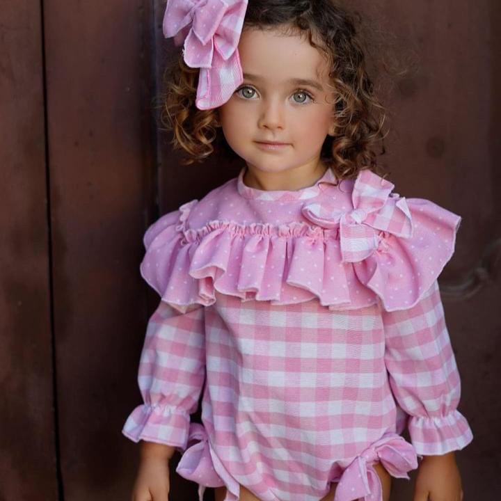 Pink Gingham Bubble